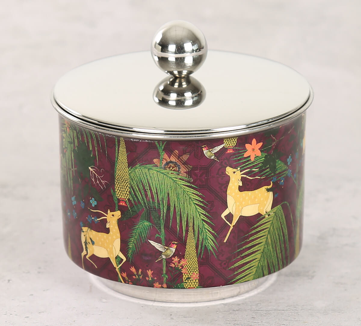 Forest Fetish Steel Bowl with Lid