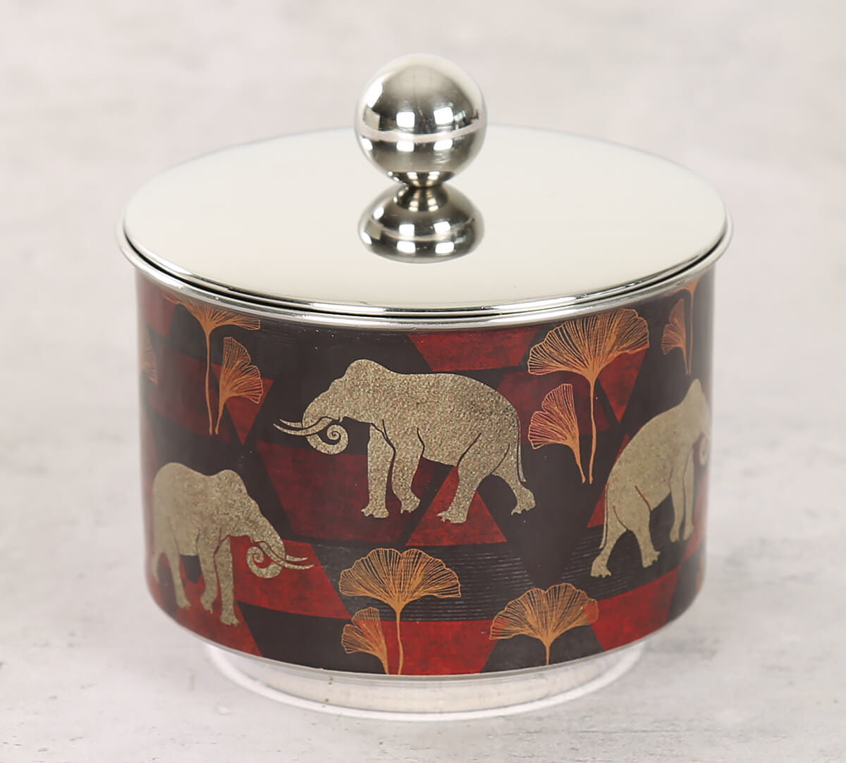 Gallant Tusker Steel Bowl with Lid