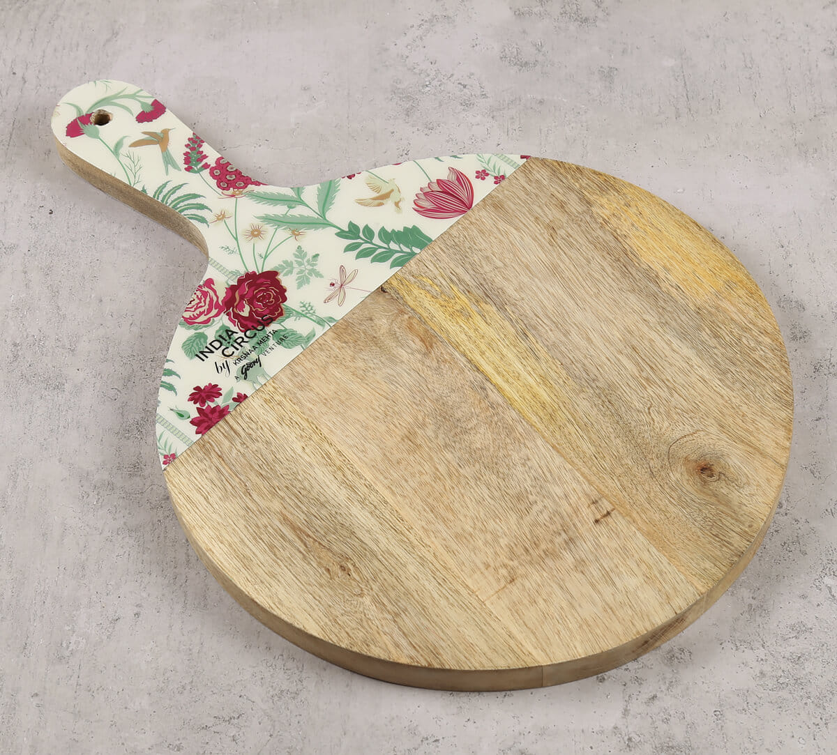 Grey Floral Galore Chopping Board