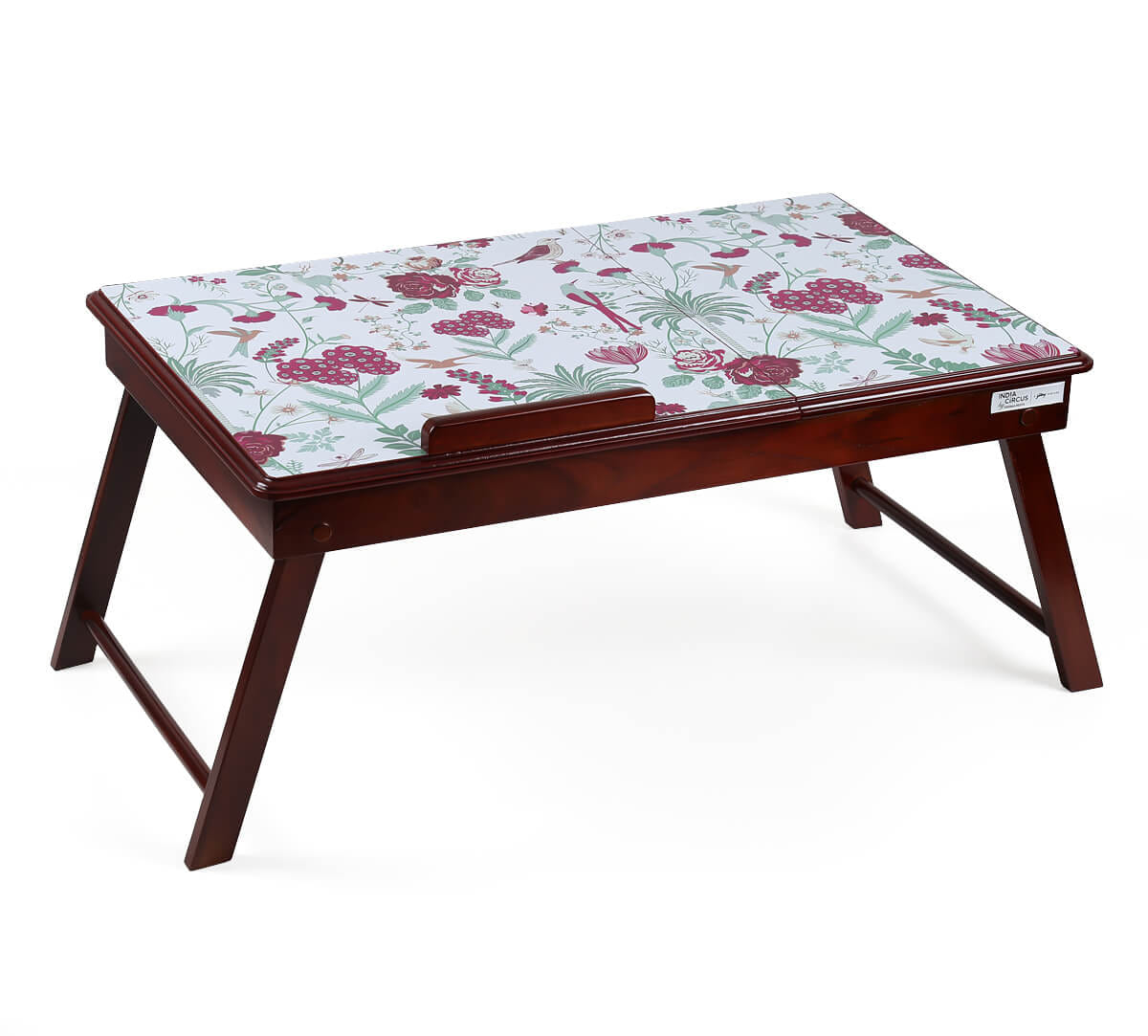 Grey Floral Galore Laptop Table