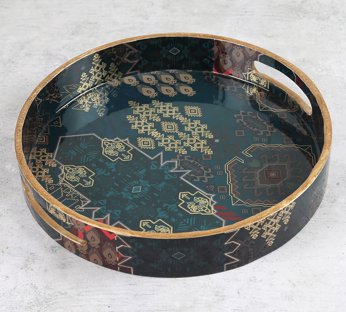 Heritage Haven MDF Round Tray