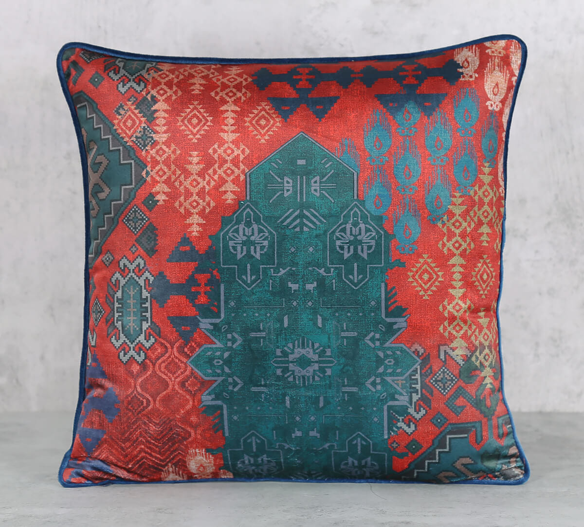 Heritage Haven Velvet Cushion Cover