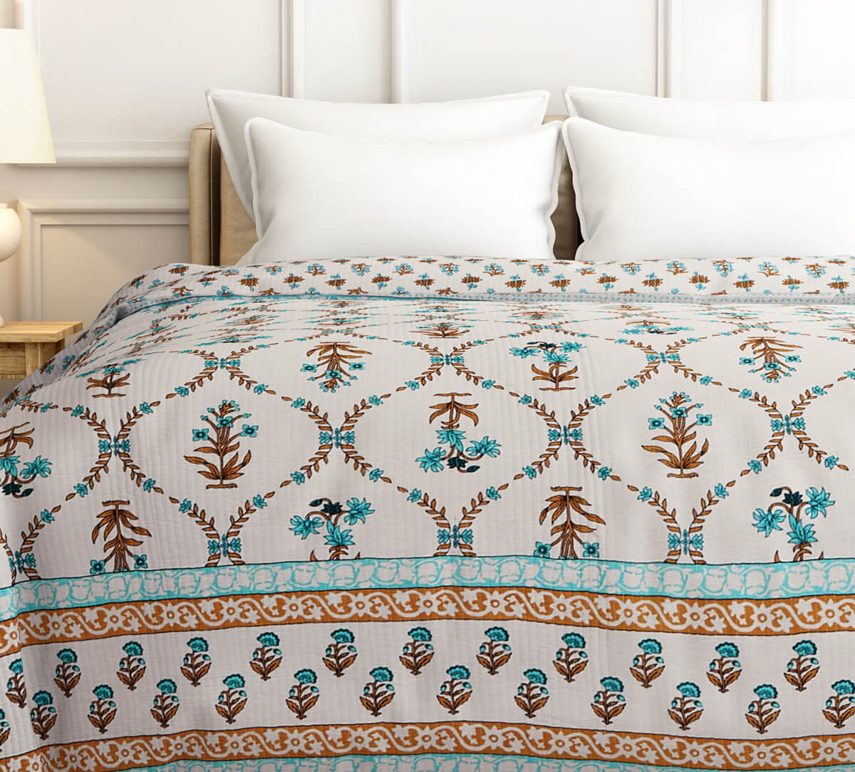Heritage Hues Quilted Bed Cover Set