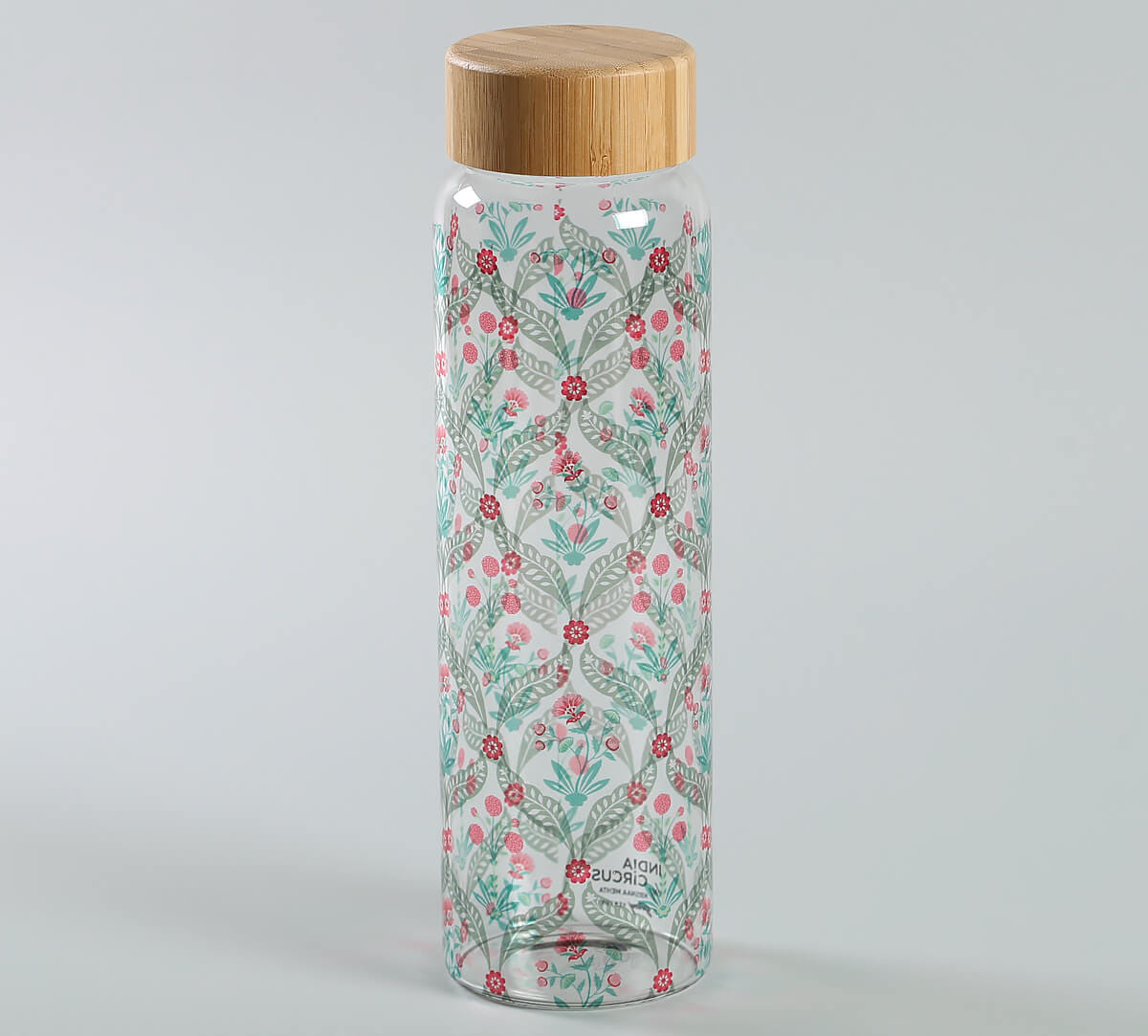 Iron Blooming Dahlia Glass Bottle