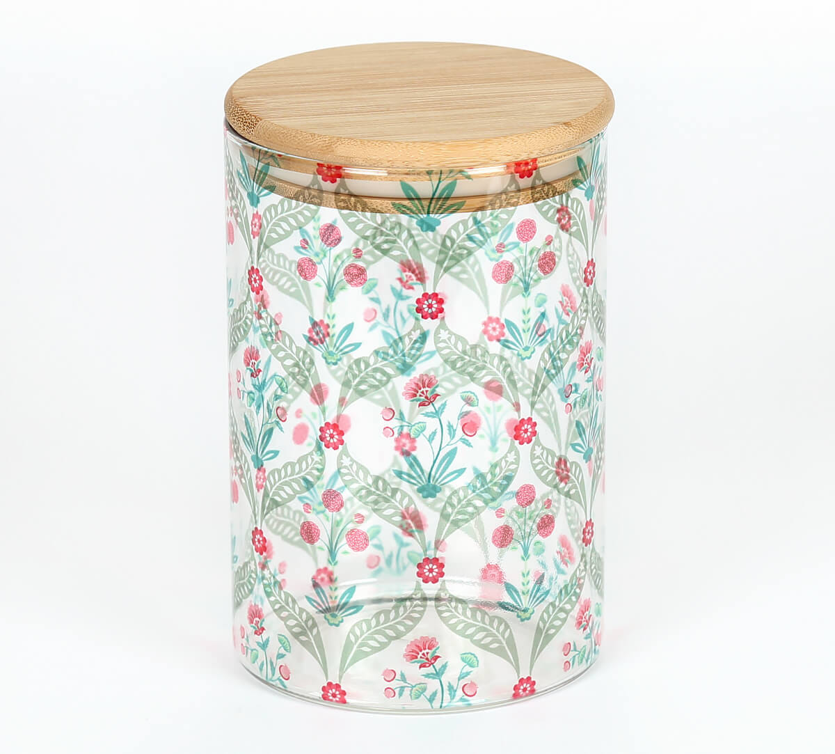 Iron Blooming Dahlia Glass Jar 1050mL