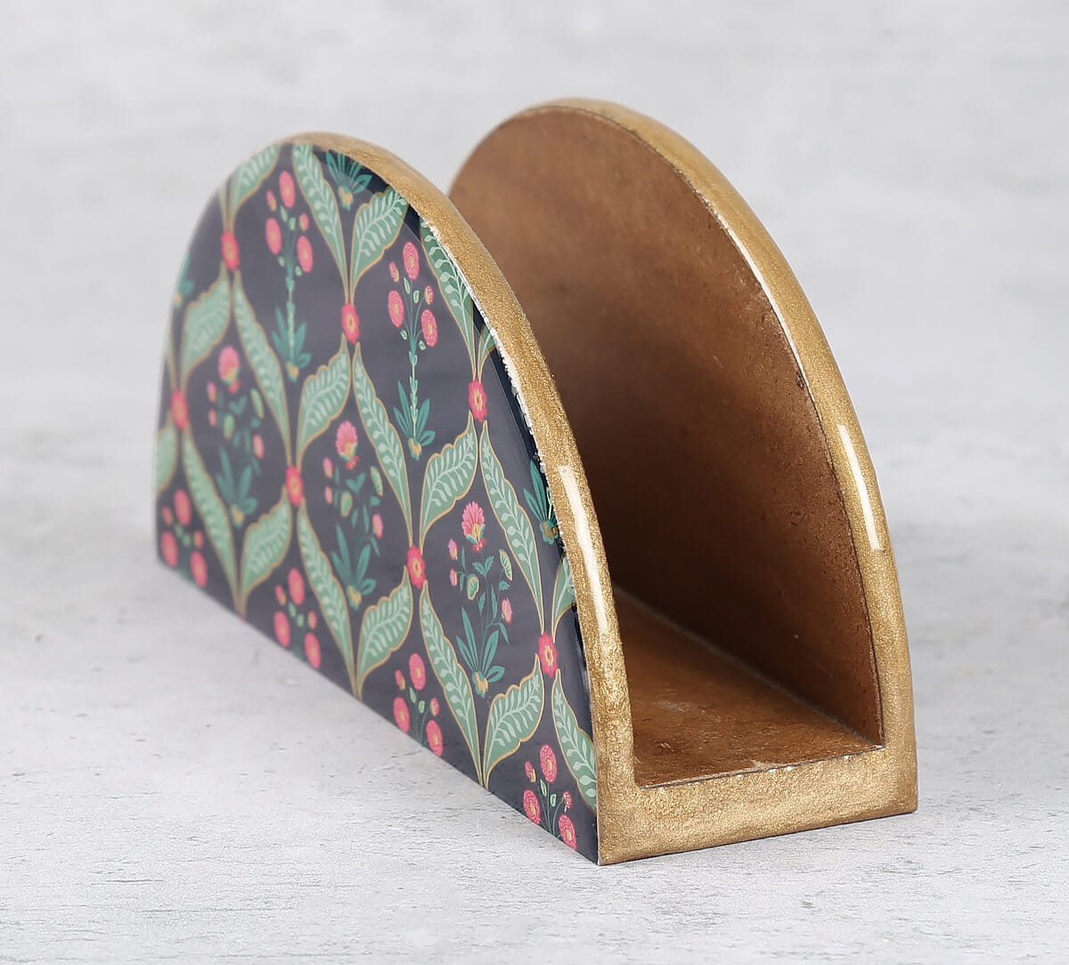 Iron Blooming Dahlia Tissue Holder