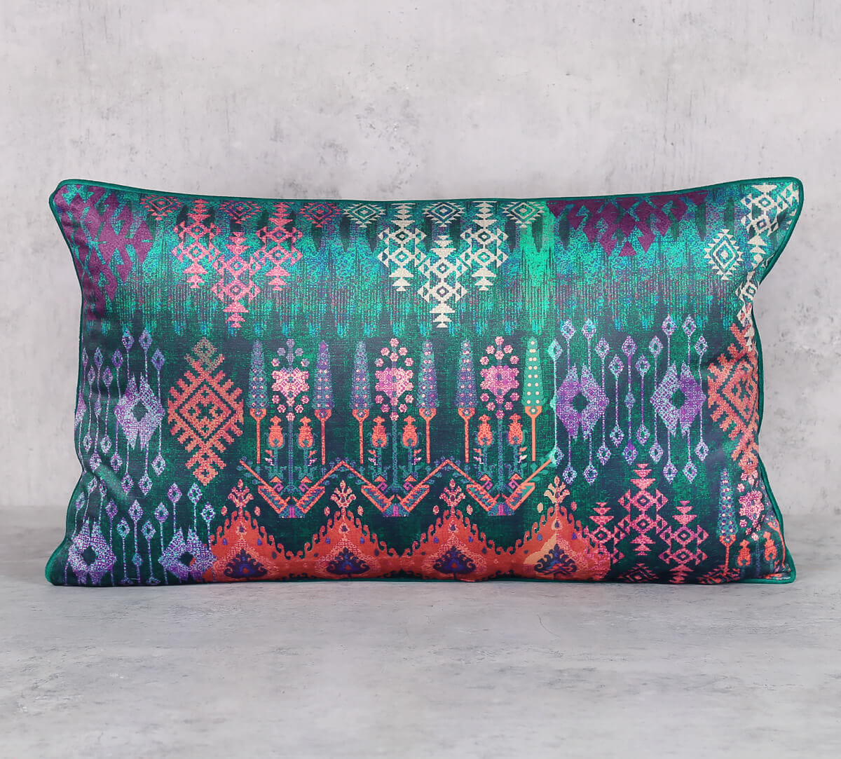 Kaleidoscope Treasures Velvet Rectangle Cushion Cover