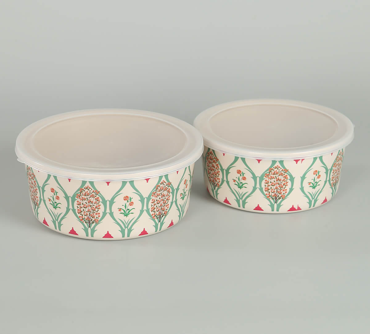Lattice Blooms Big Container set of 2