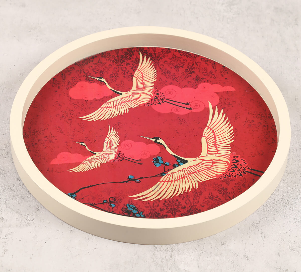 Legend of the Cranes Decor Plate