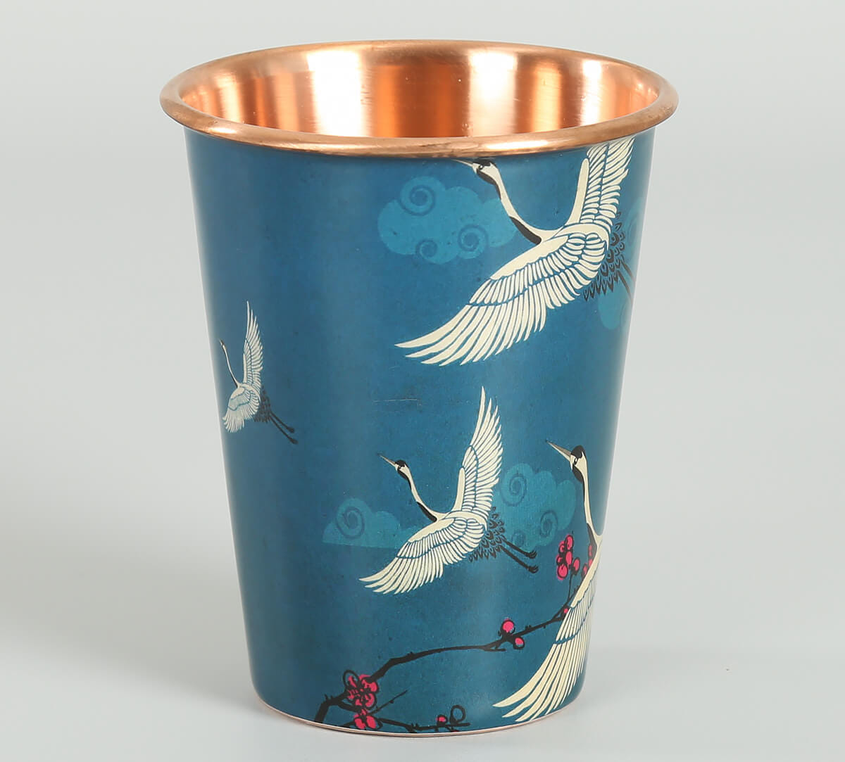 Legend of the Cranes Copper Tumbler