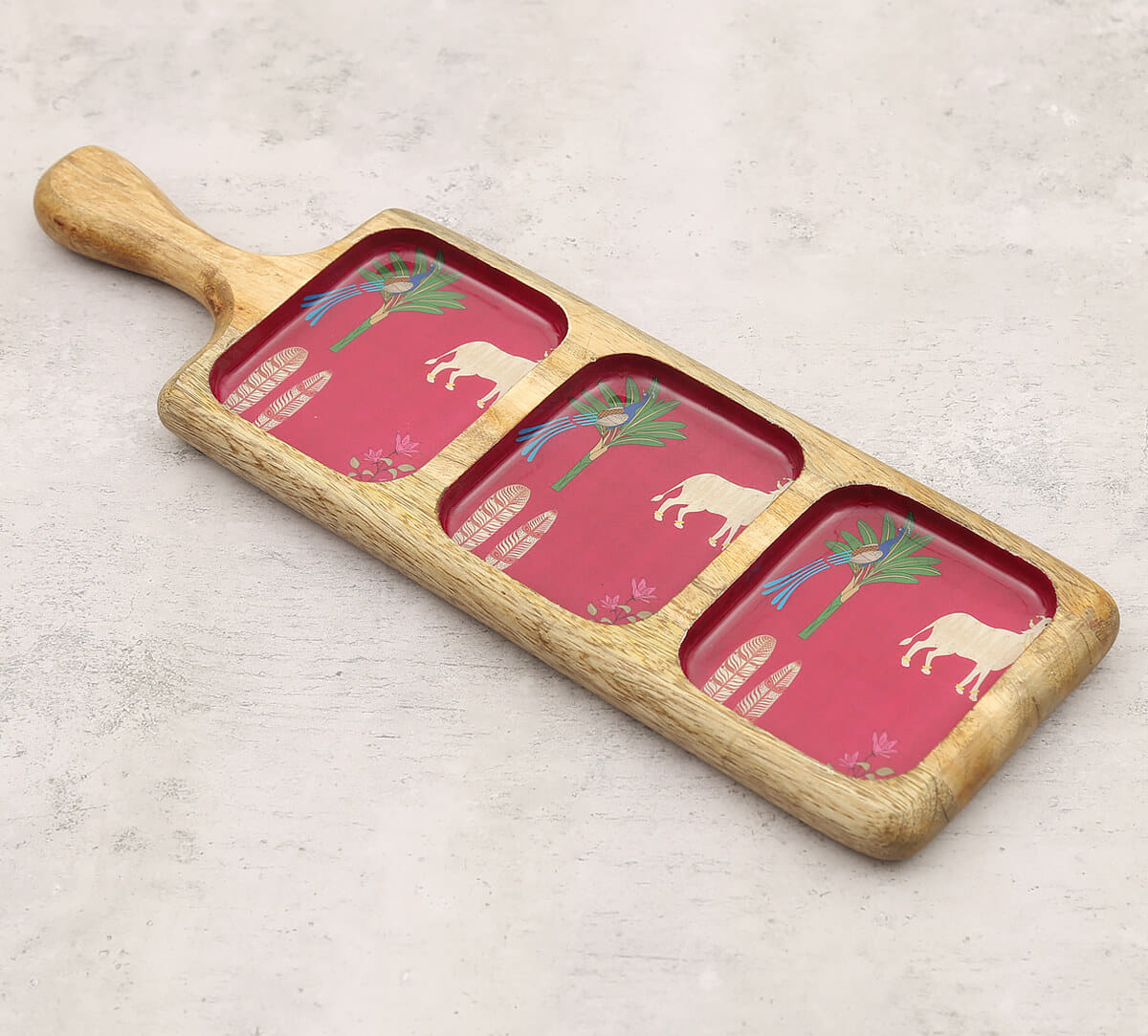 Magenta Biome Mystique Compartment Platter