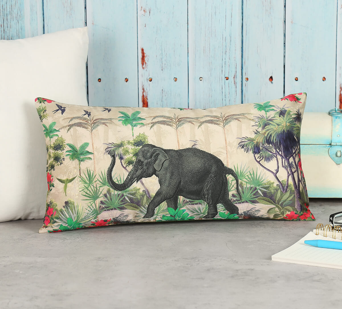 Manoeuvres in the Nature 8" x 16" Blended Taf Silk Cushion Cover