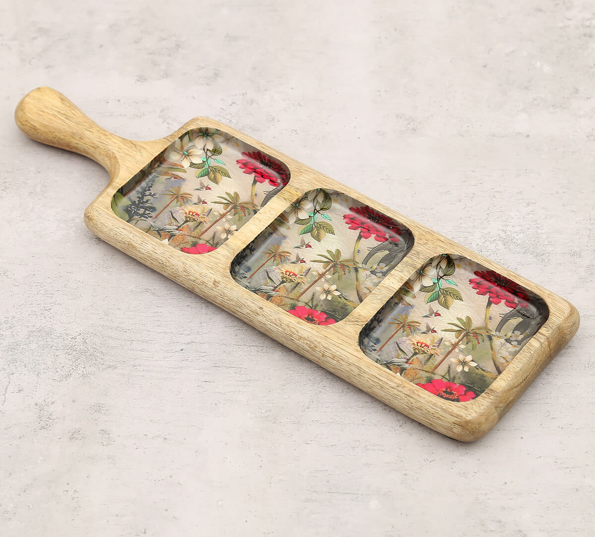 March of the Blossoms Compartment Platter