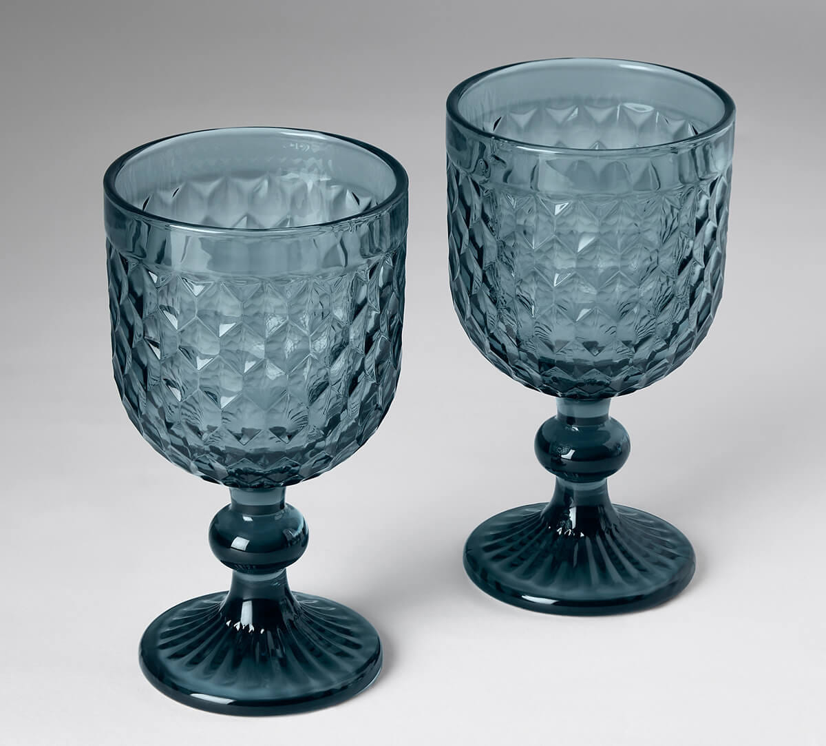 Margarita Embossed Wine Glasses Set of 2