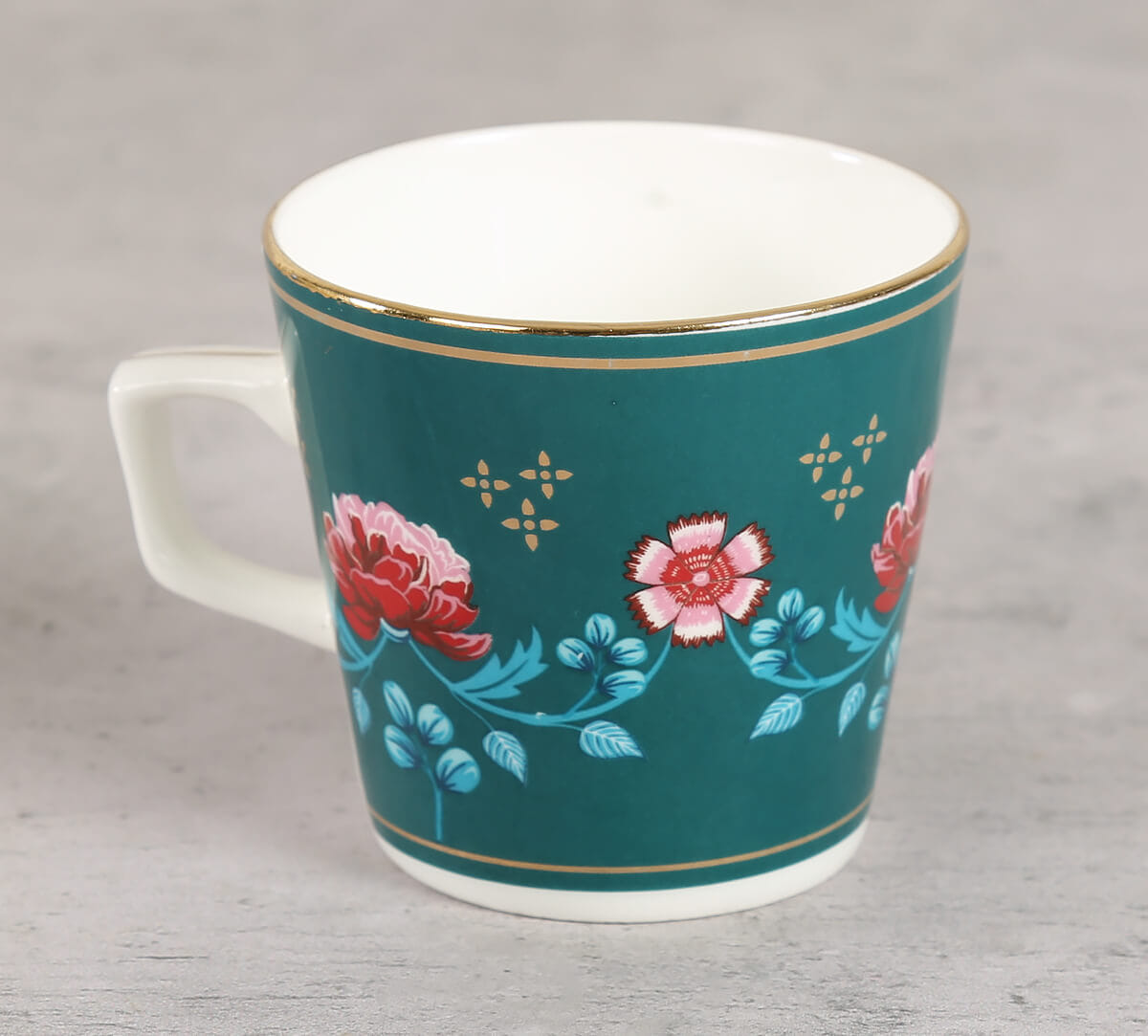 Marine Opulence Cup & Saucer (Set of 4)