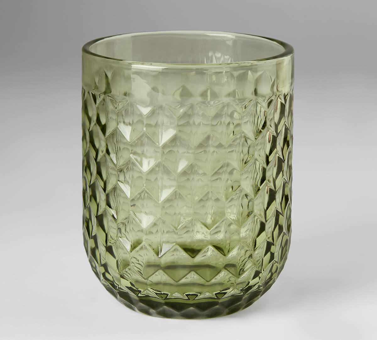 Mint Embossed Low Ball Tumbler Set of 2