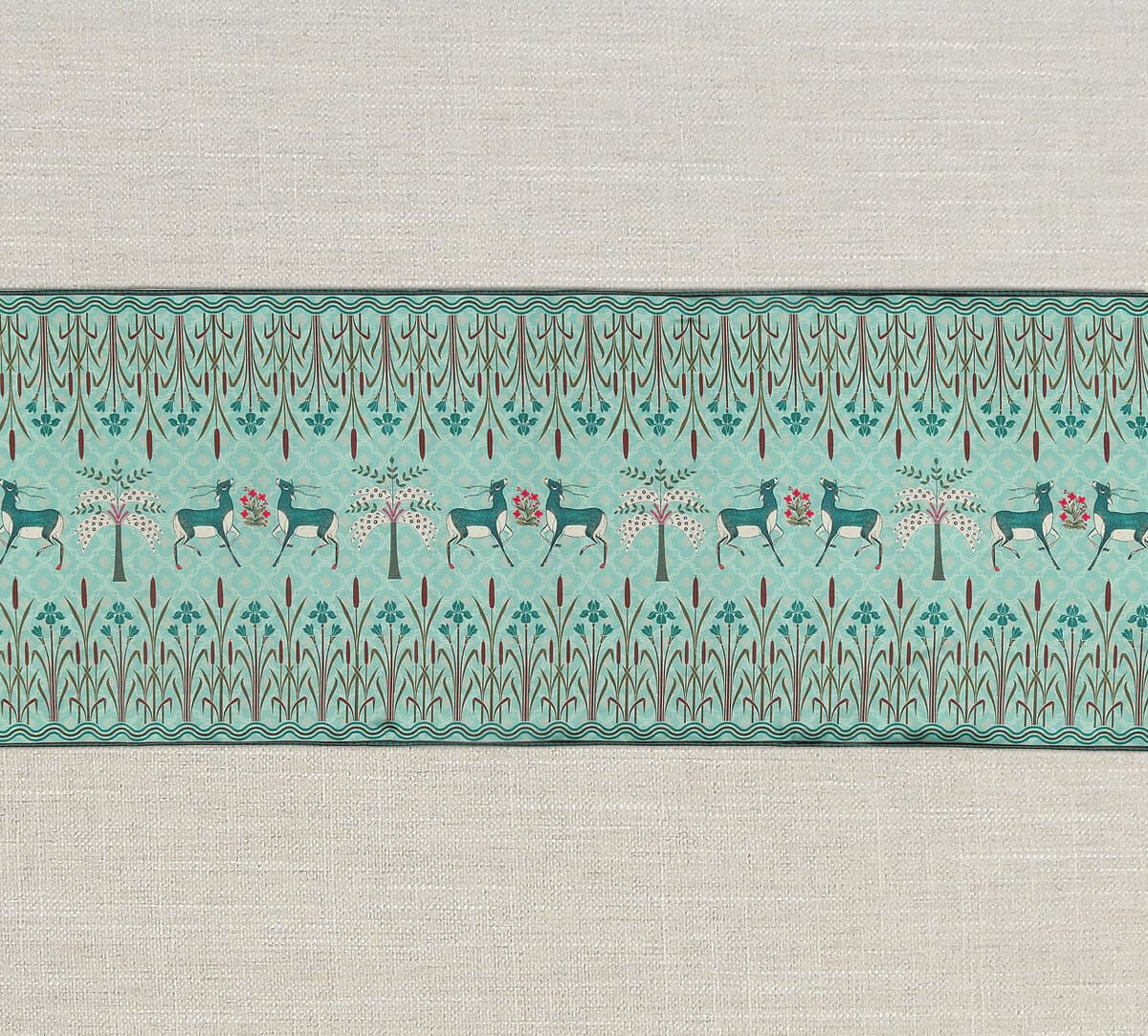 Mirroring Deer Garden Bed and Table Runner