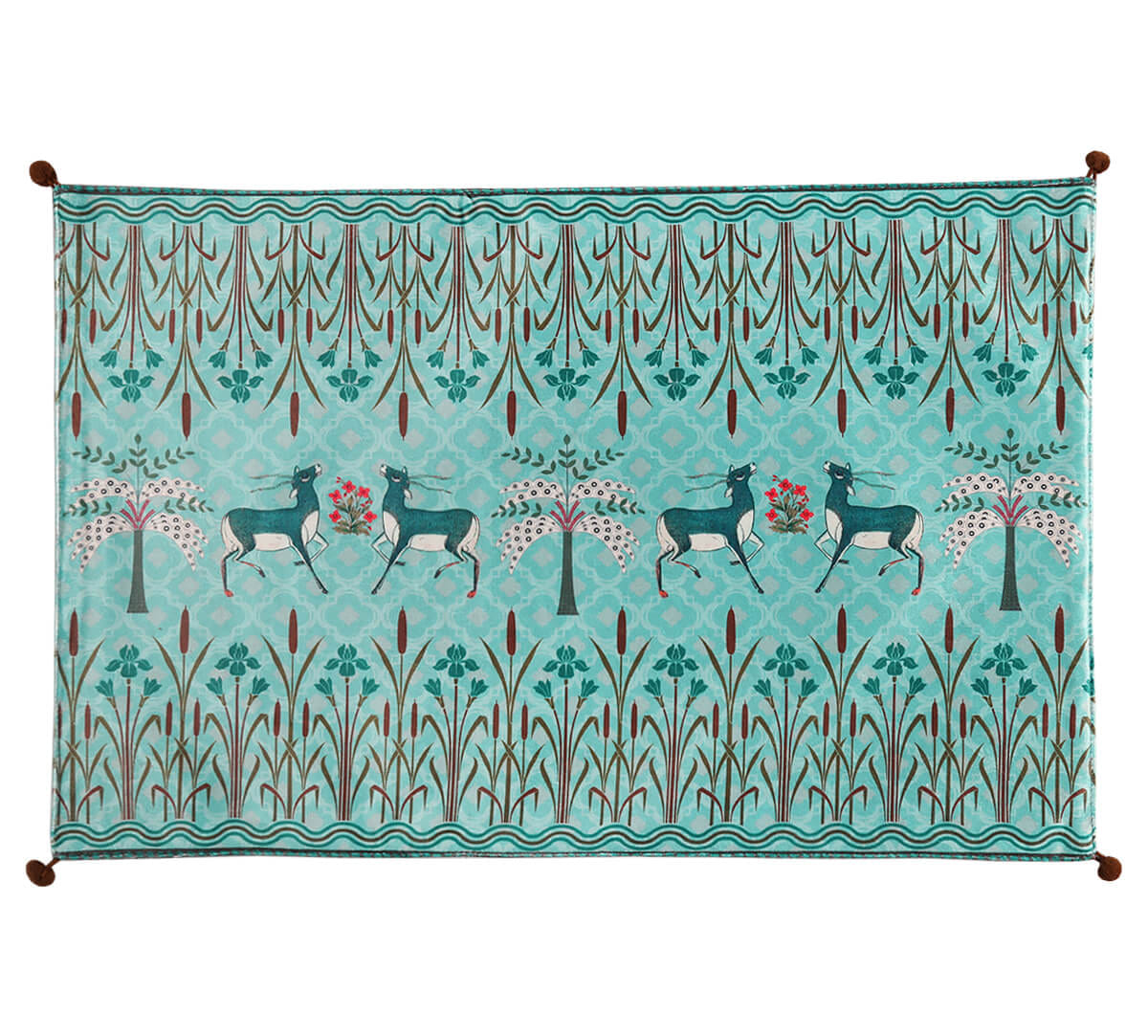Mirroring Deer Garden Micro Velvet Table Mats Set of 6