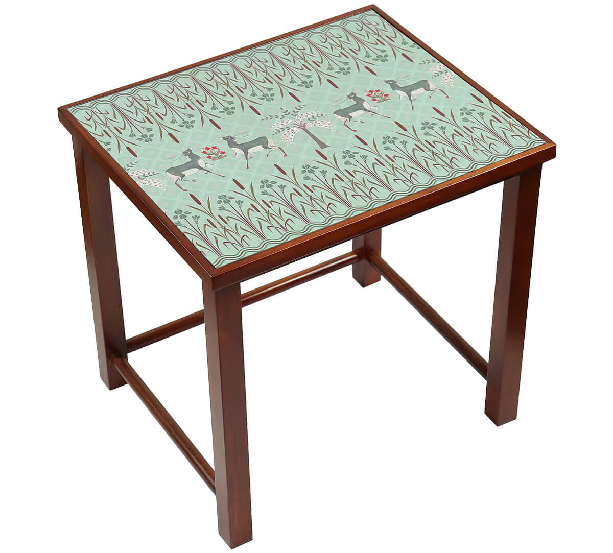 Mirroring Deer Garden Nesting Table