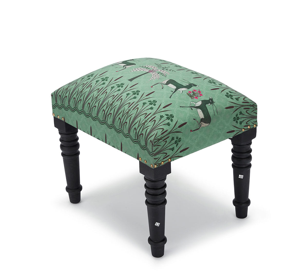 Mirroring Deer Garden One Seater Pouffe