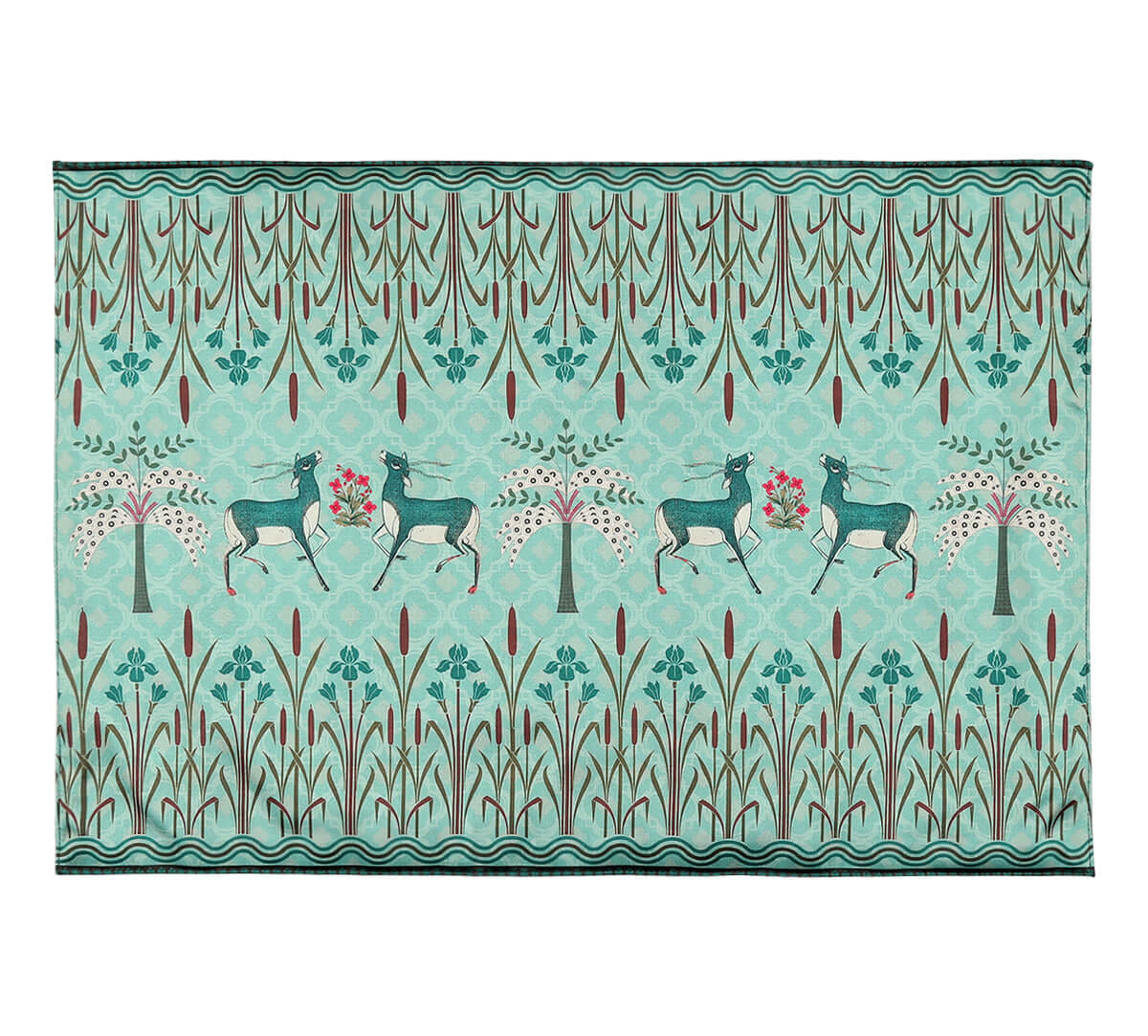 Mirroring Deer Garden Table Mats Set of 6