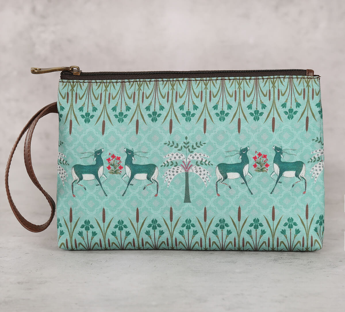 Mirroring Deer Garden Utility Pouch