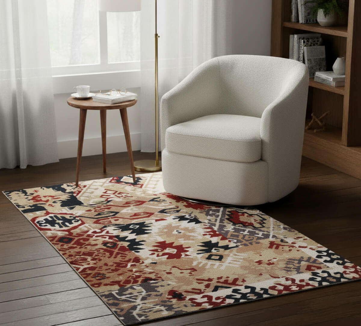 Mosaic of Kilim 4ft x 6ft Rug