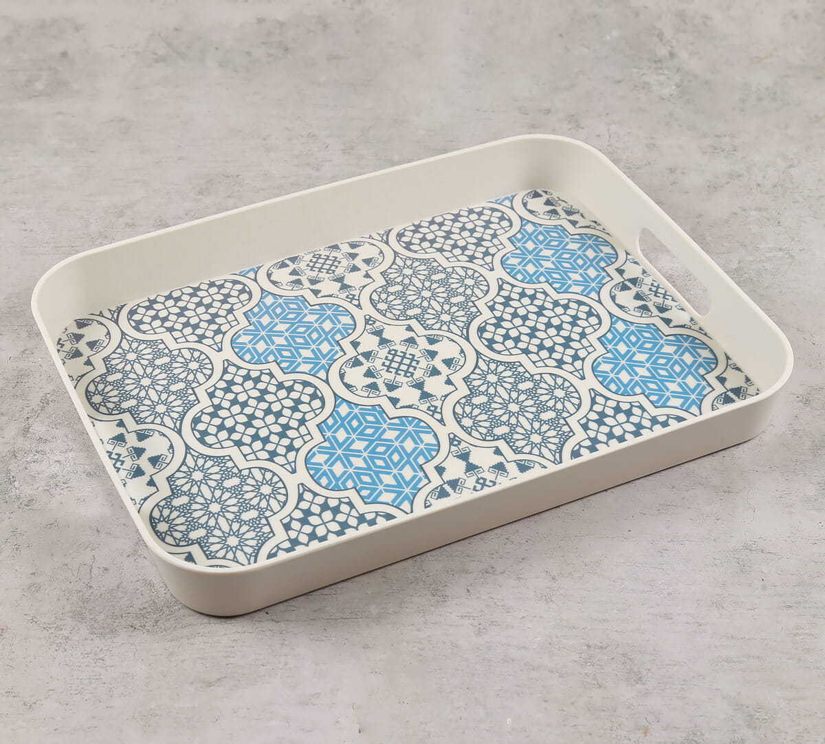 Mughal Jhali Rectangle Bamboo Tray