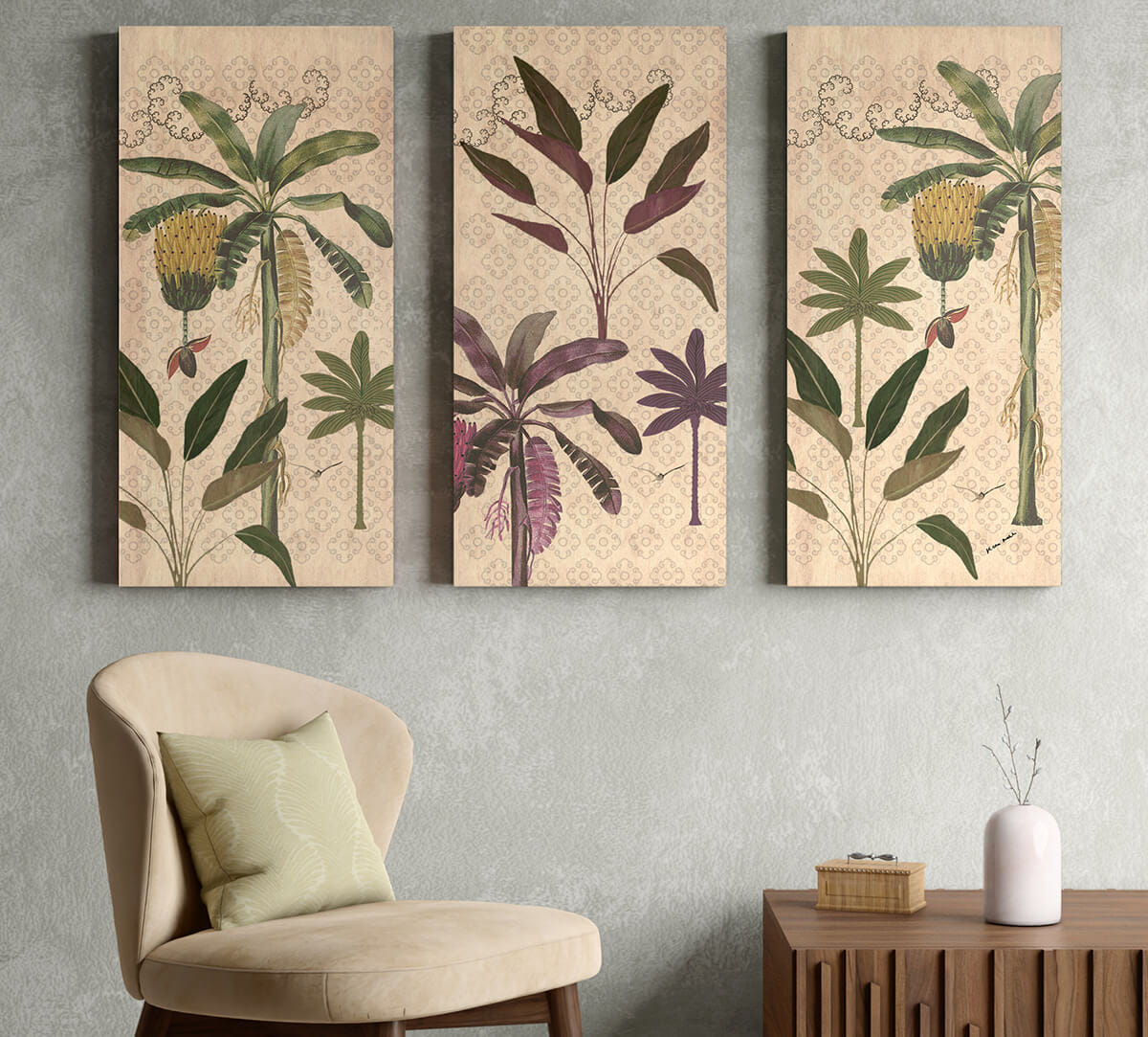 Nature's Tapestry Wall Art Set of 3