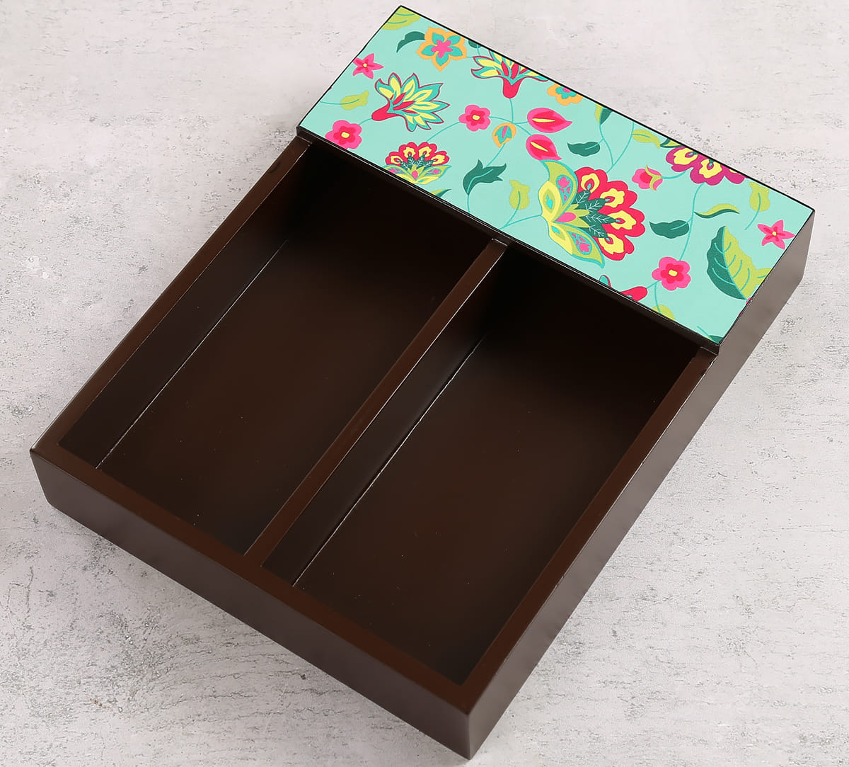 Neon Cyanic Pop Burst Cutlery Tray