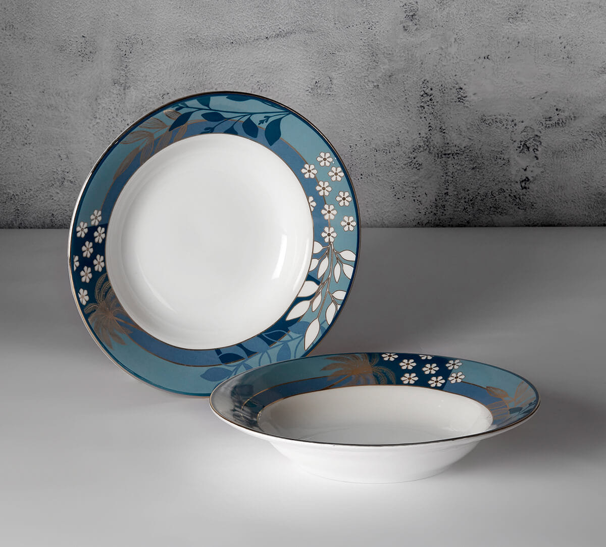 Oceanic Opulence Pasta Plate Set of 2