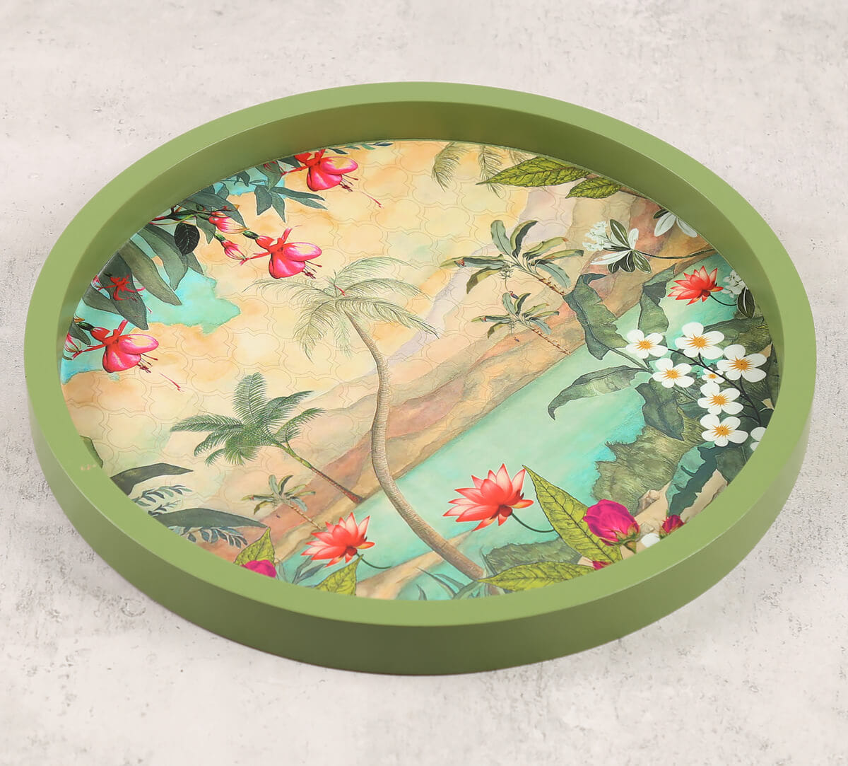 Oriental Jibe Decor Plate