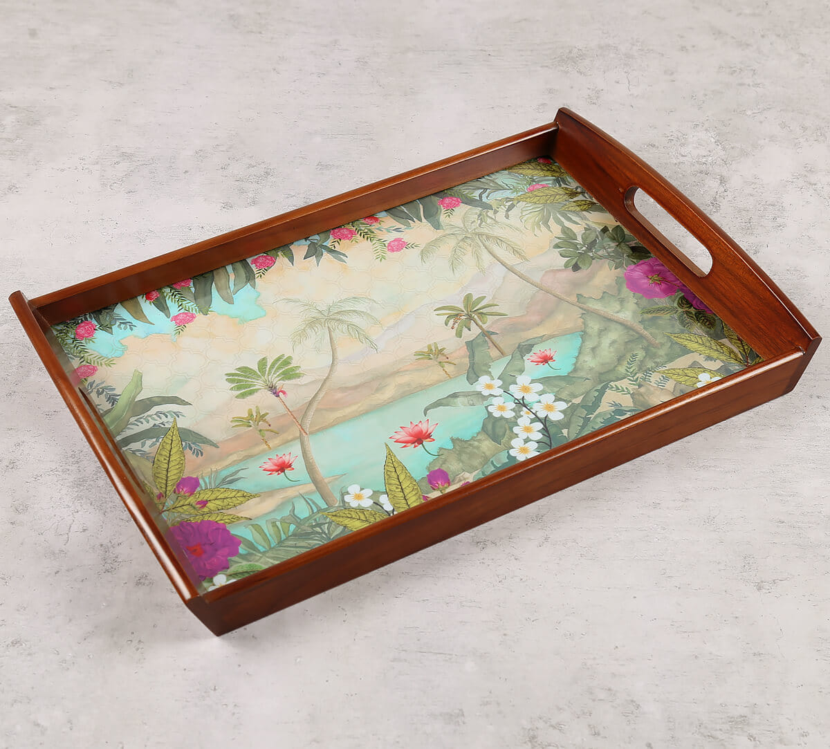 Oriental Jibe Trays Set of 3