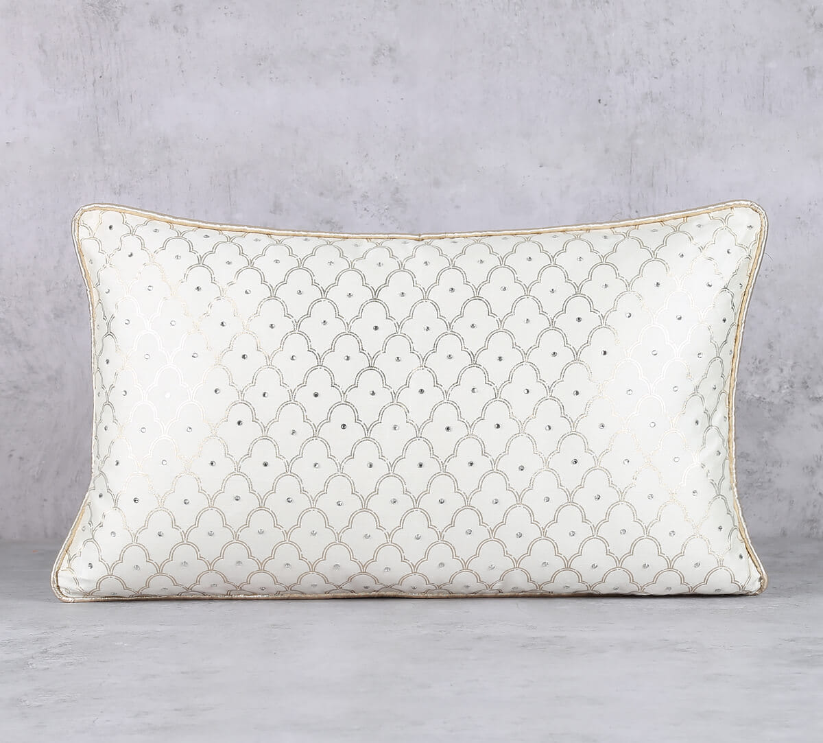 Papaver Foils Metallic Print Cushion Cover