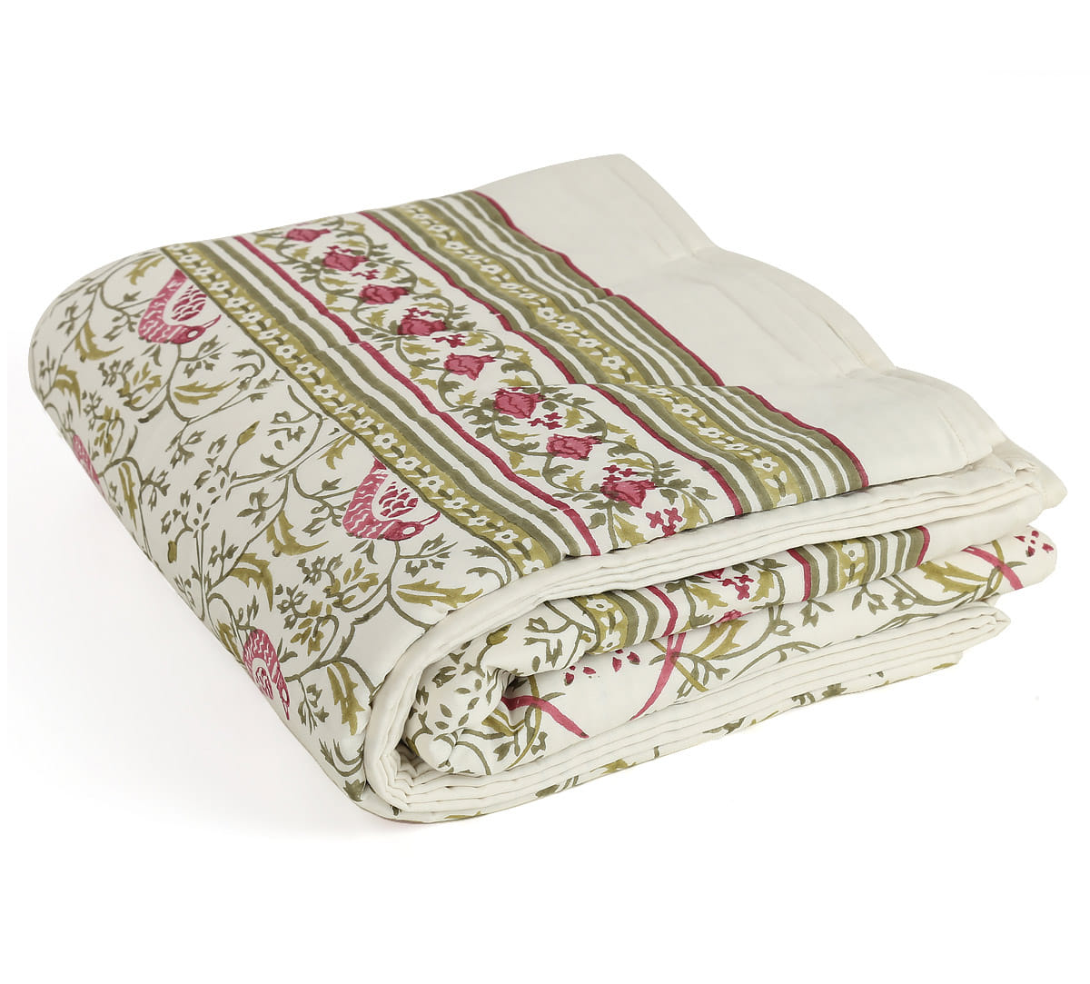 Parakeet Florals Single Bed Dohar