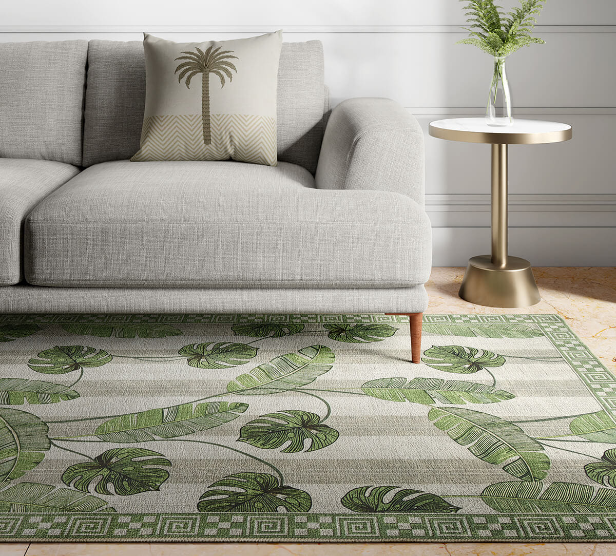Parallel Palmates Rug