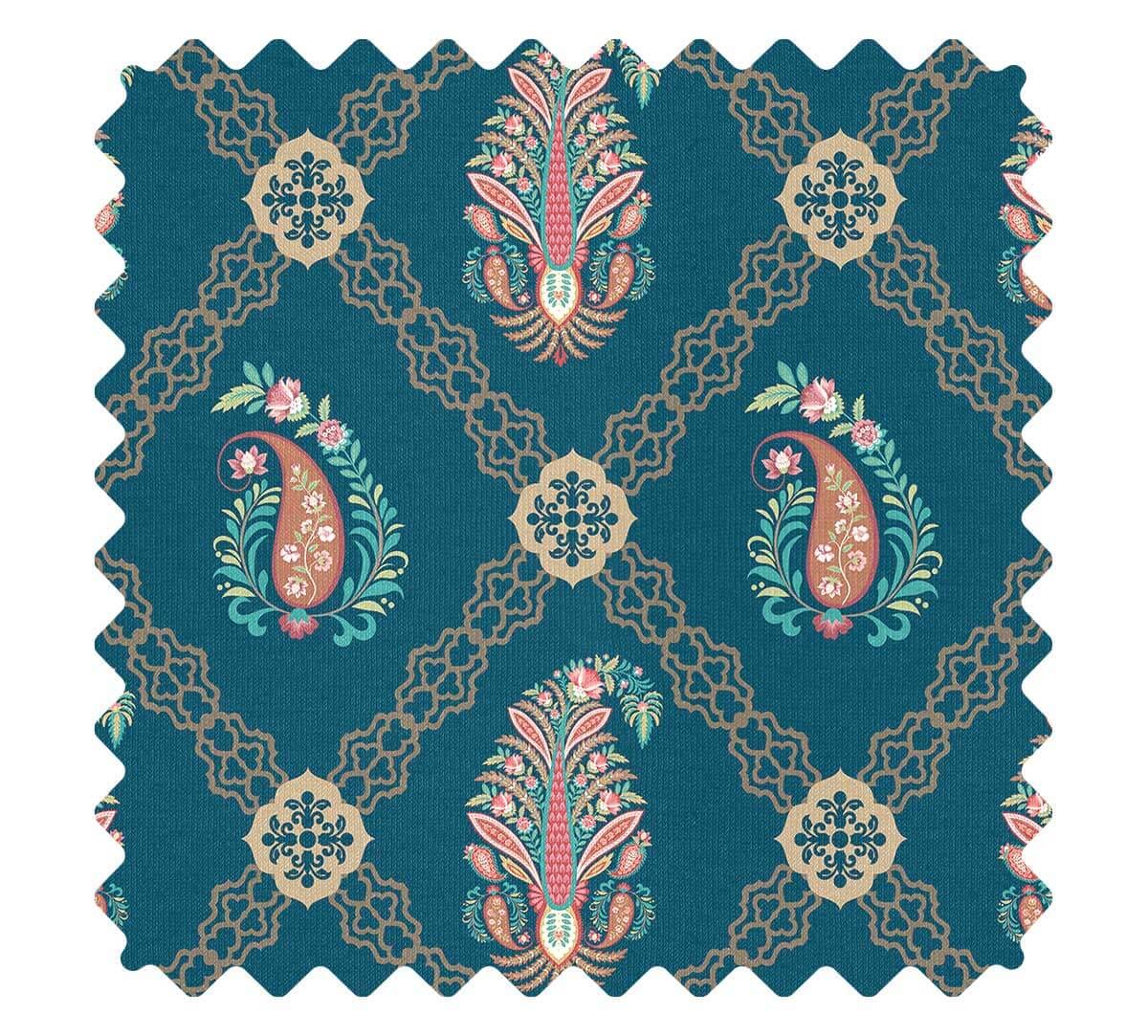 Peacock Feathers of Twilight Fabric