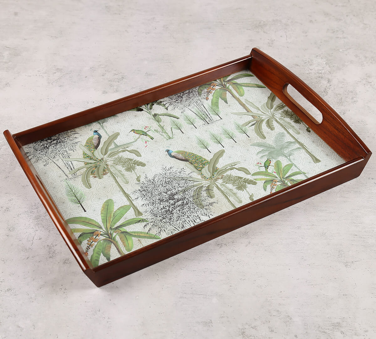 Peacock Throne Paradise Trays Set of 3