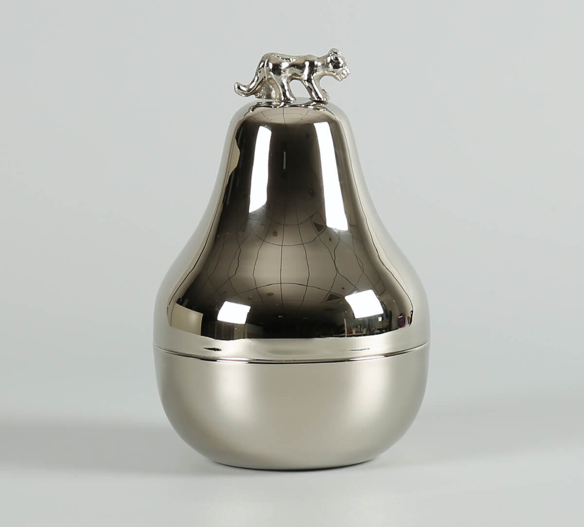 Pear Pardine Gleam Medium Nickle Candle Votive