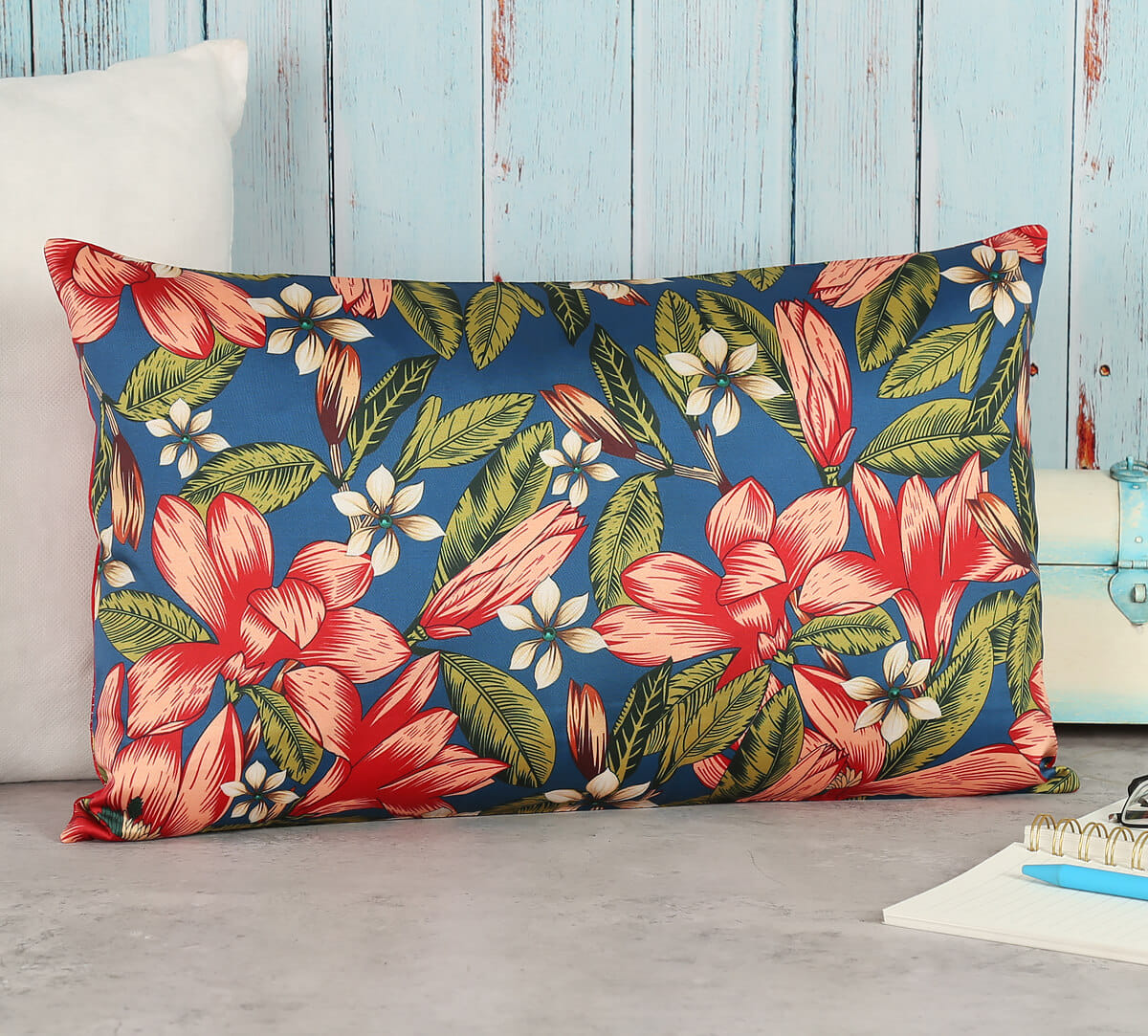 Perianth Drama 12" x 20" Blended Taf Silk Cushion Cover