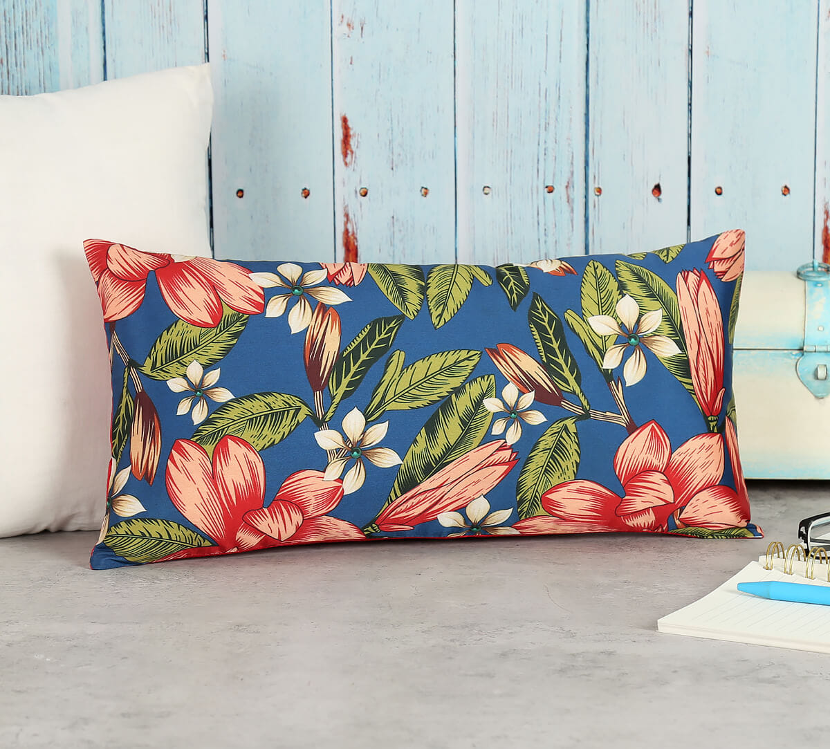 Perianth Drama 8" x 16" Blended Taf Silk Cushion Cover