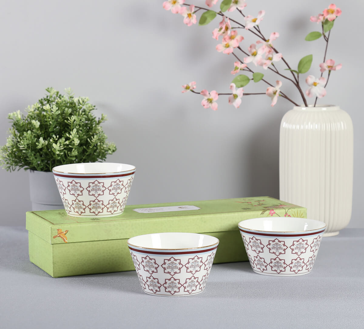 Petal Perfection Nikko Bowl Set of 3