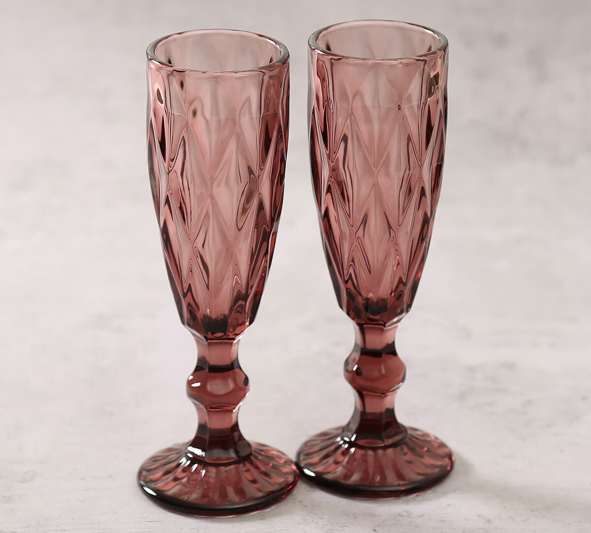Plum Champagne Glasses (set of 2)