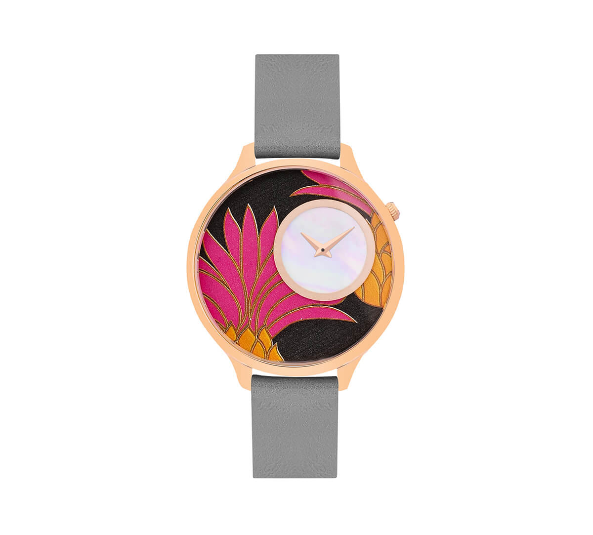Pink Spikes Wrist Watch