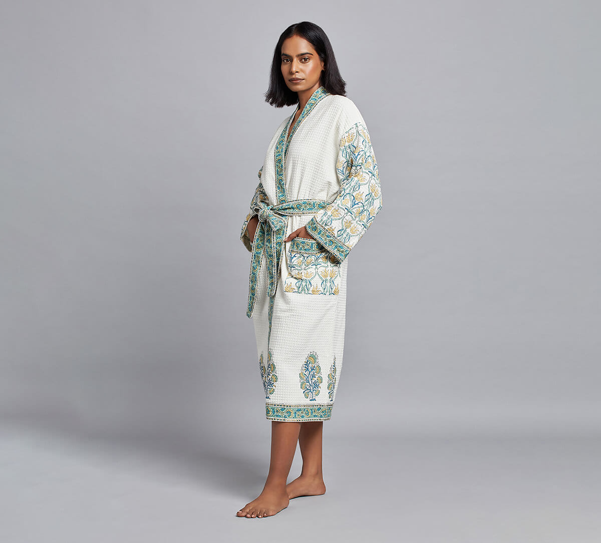 Platinum Petal Bathrobe