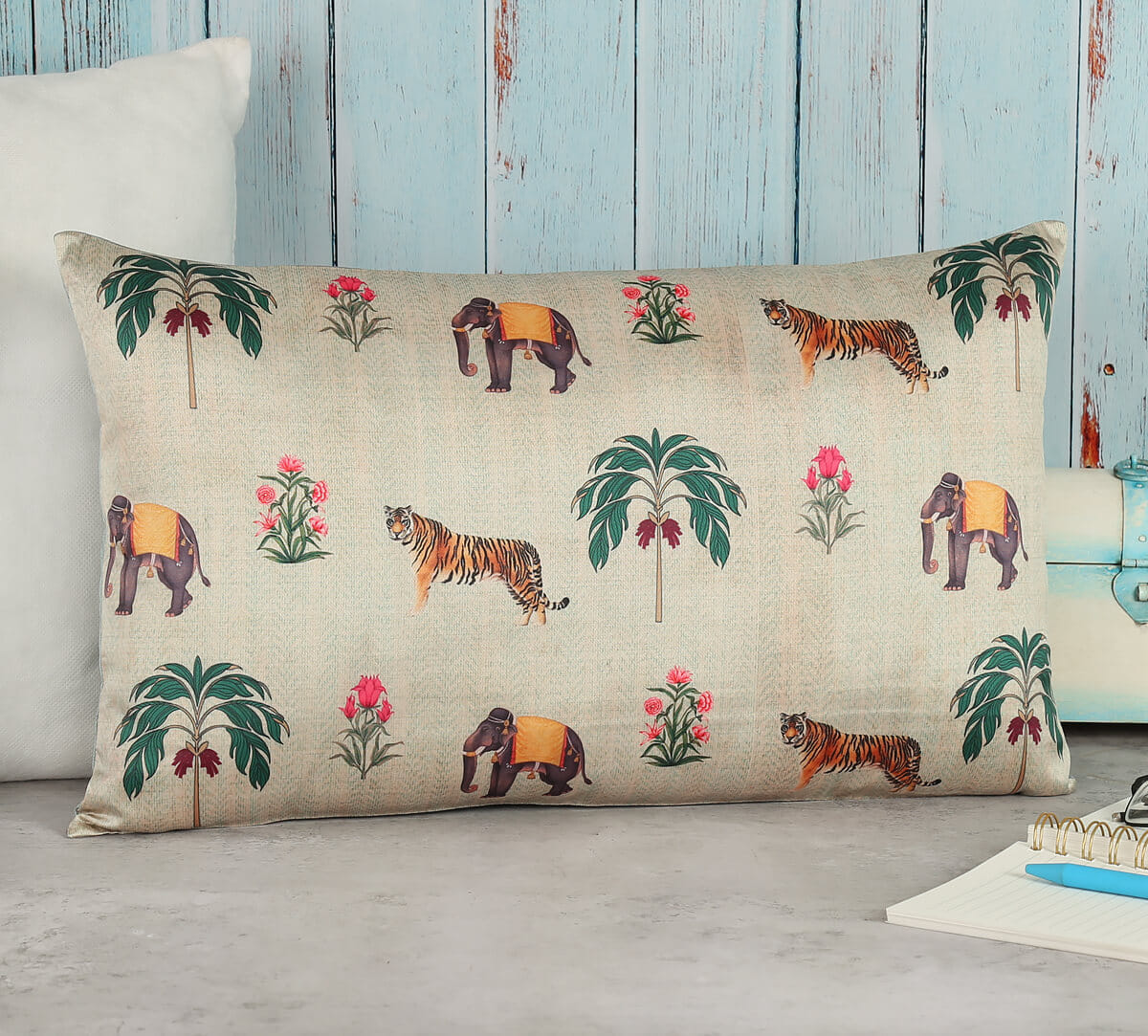 Poetic Disposition 12" x 20" Blended Taf Silk Cushion Cover