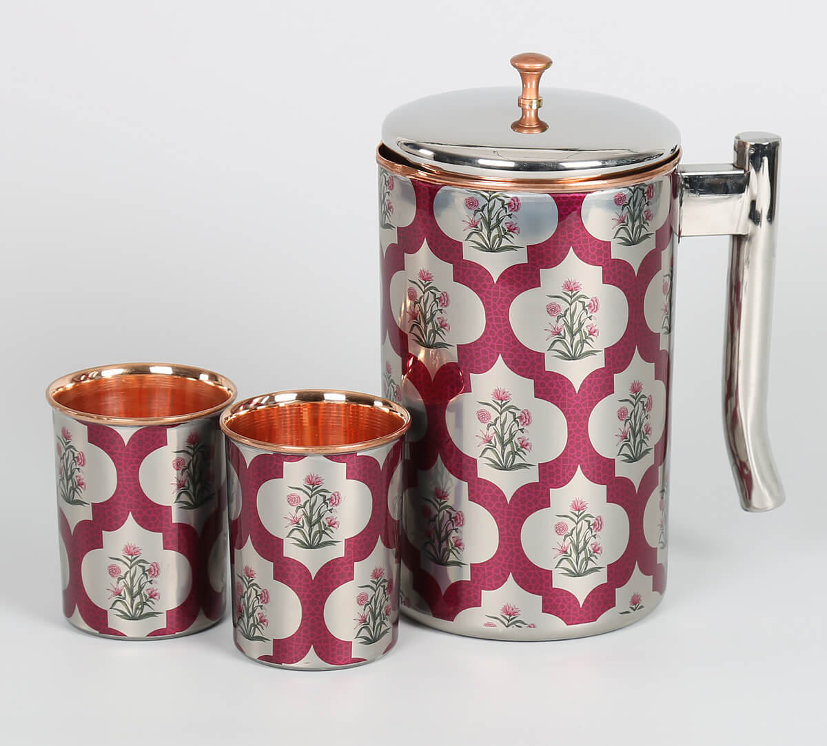 Poppy Flower Scarlet Jug & Tumbler Set