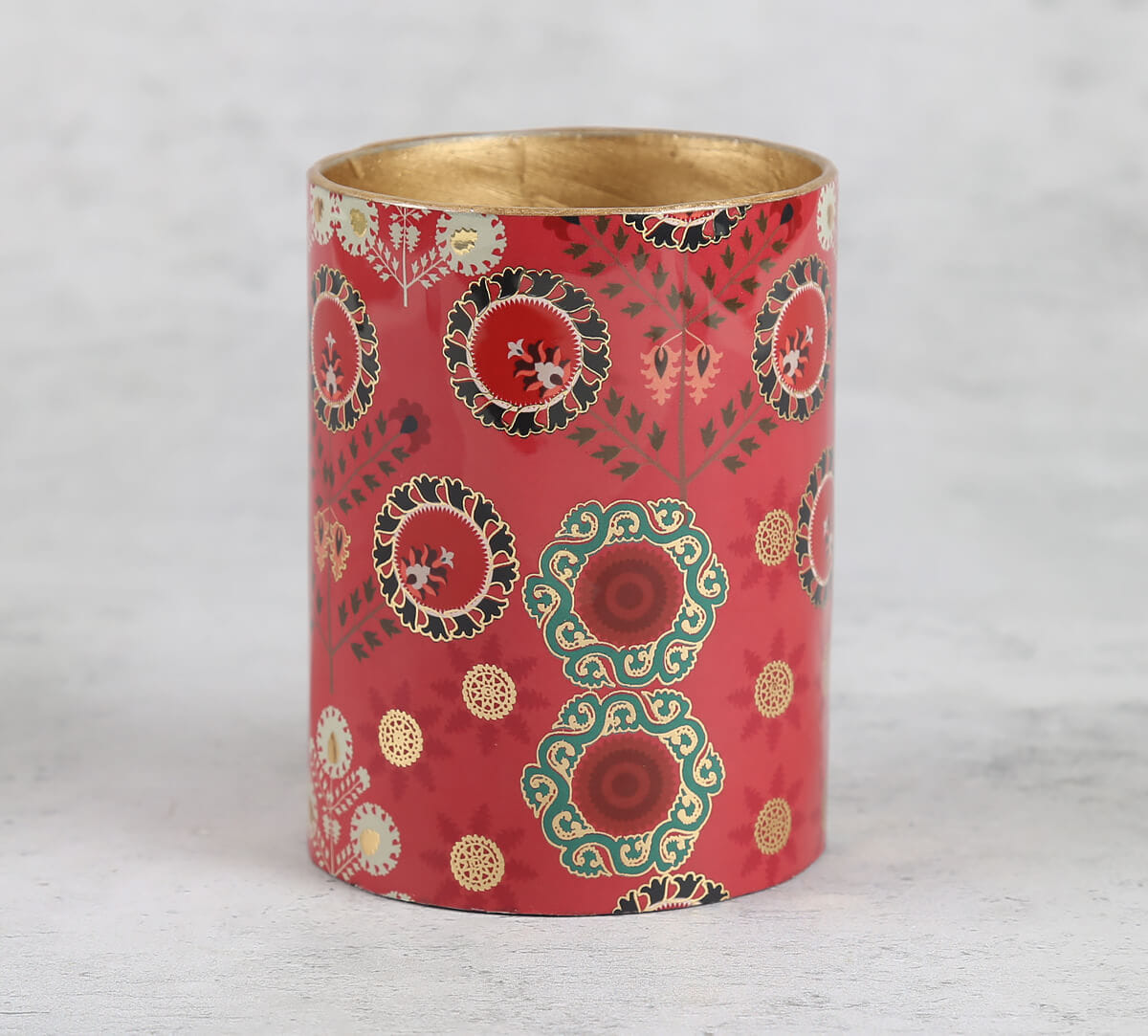 Raceme Rosettes Round Pen Holder