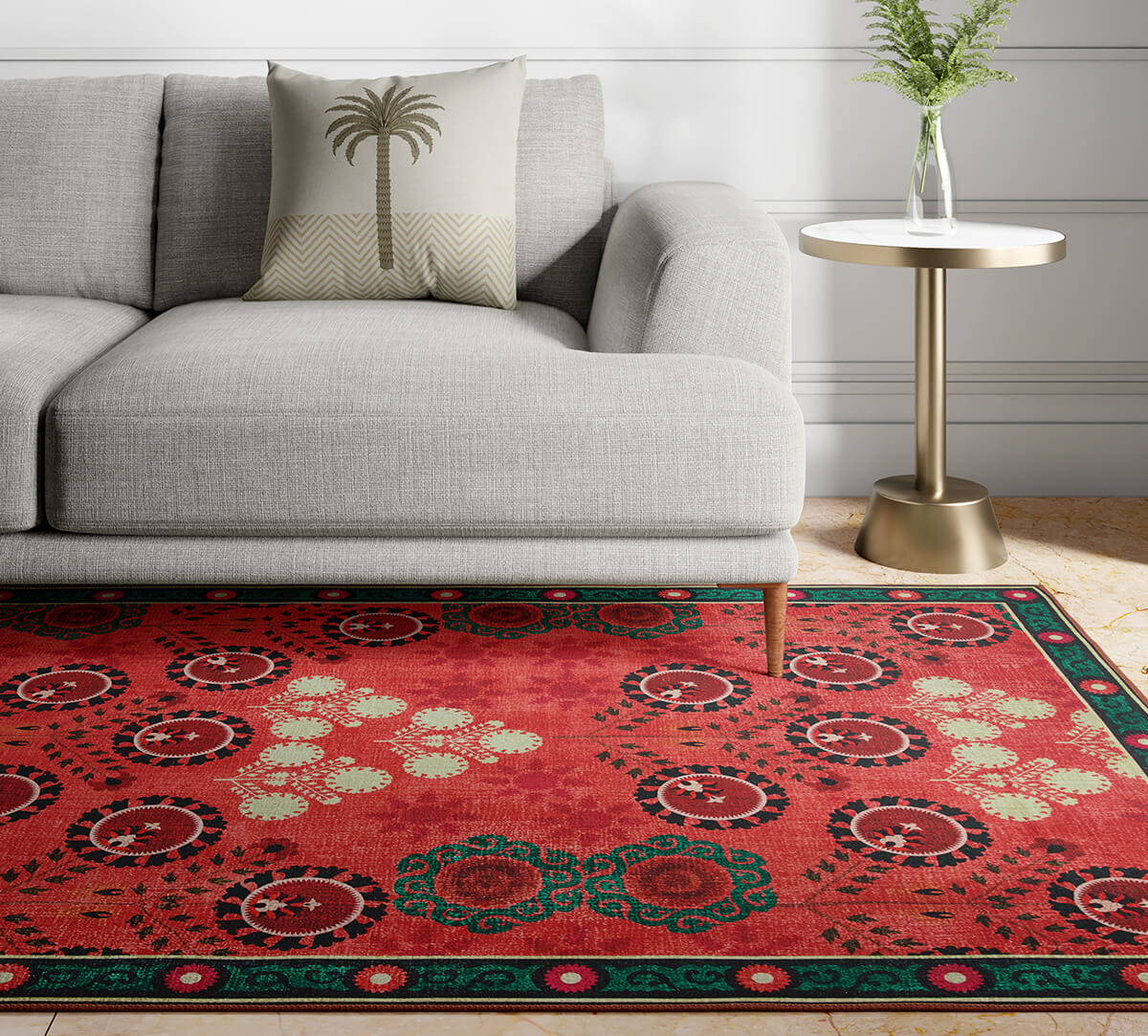 Raceme Rosettes Rug