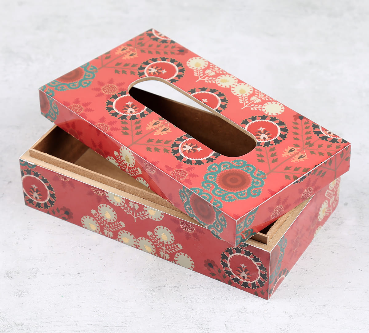 Raceme Rosettes Tissue Box Holder